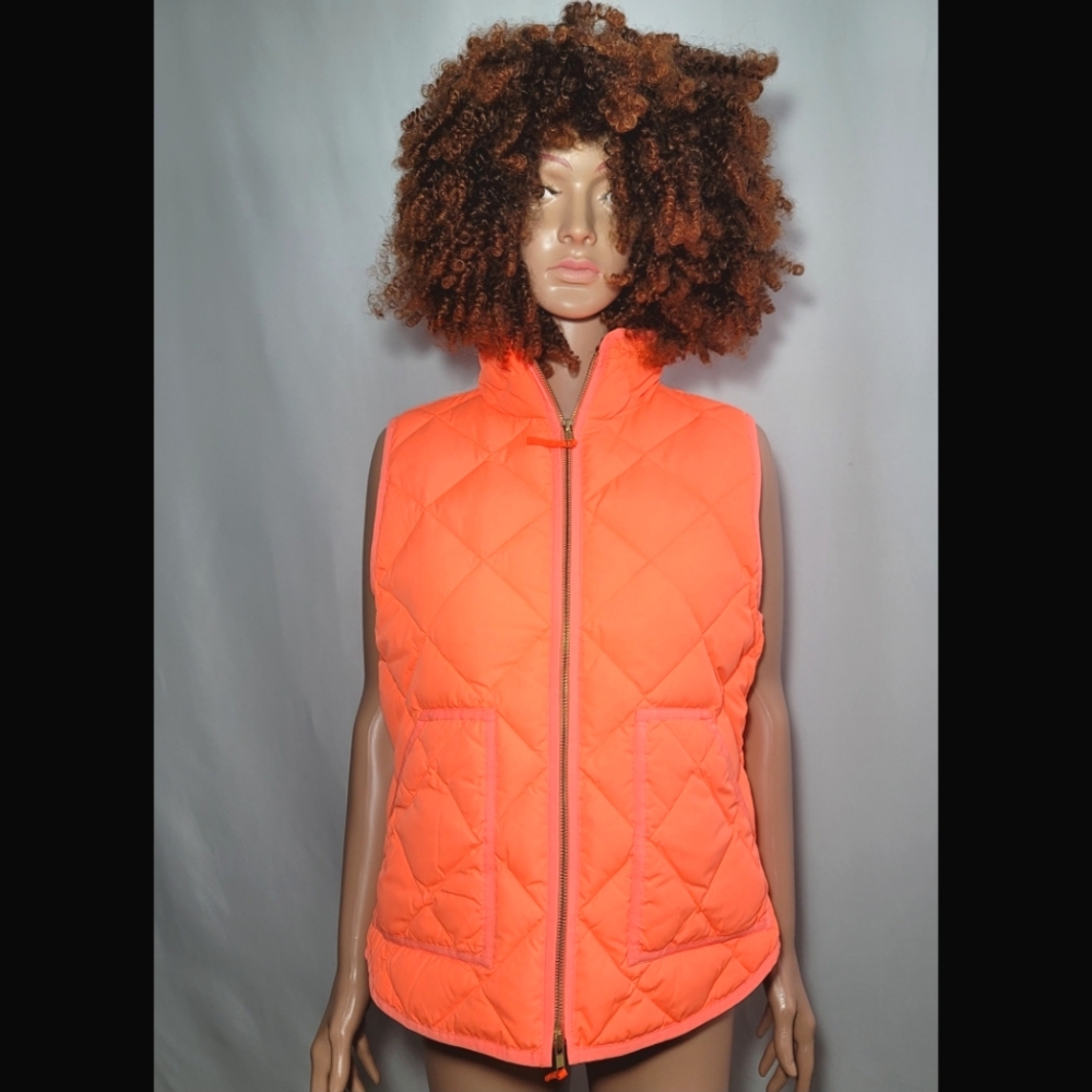 J Crew Women's Medium Puffer sleeveless jacket